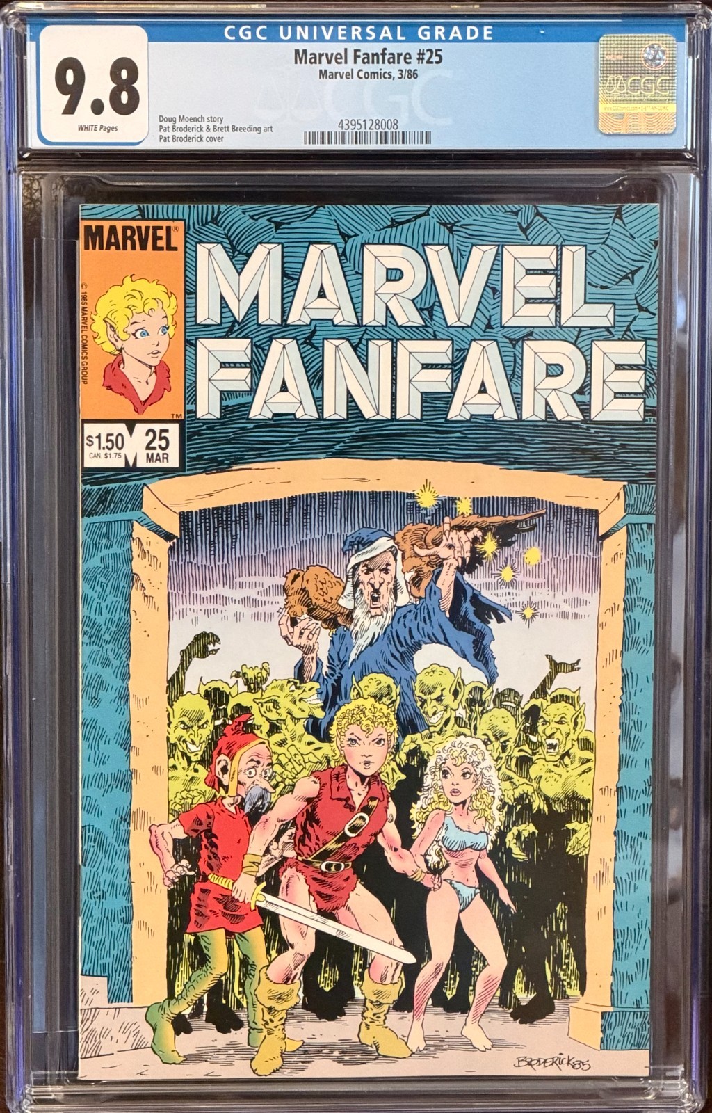 Marvel FANFARE #25 CGC 9.8 WP NM/M 1986 ELFQUEST! Cover HTF 🪾🌳