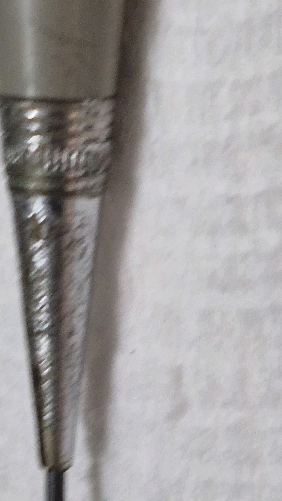 FLOATY “VALVOLINE” OIL CAN! Gray Blank/Chrome Trim Working Mech Pencil