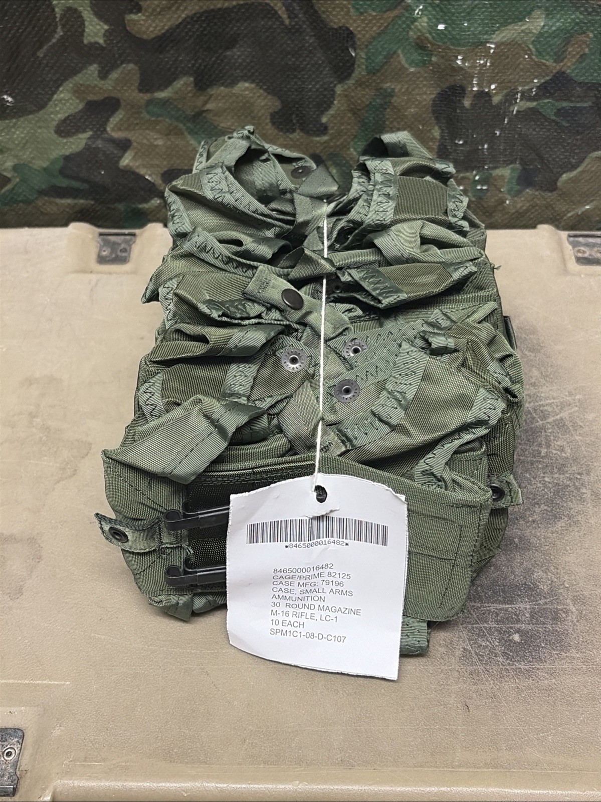 2 NEW US Military ALICE Magazine Pouch 3 Mag Small Arms Ammo Case Camo Green