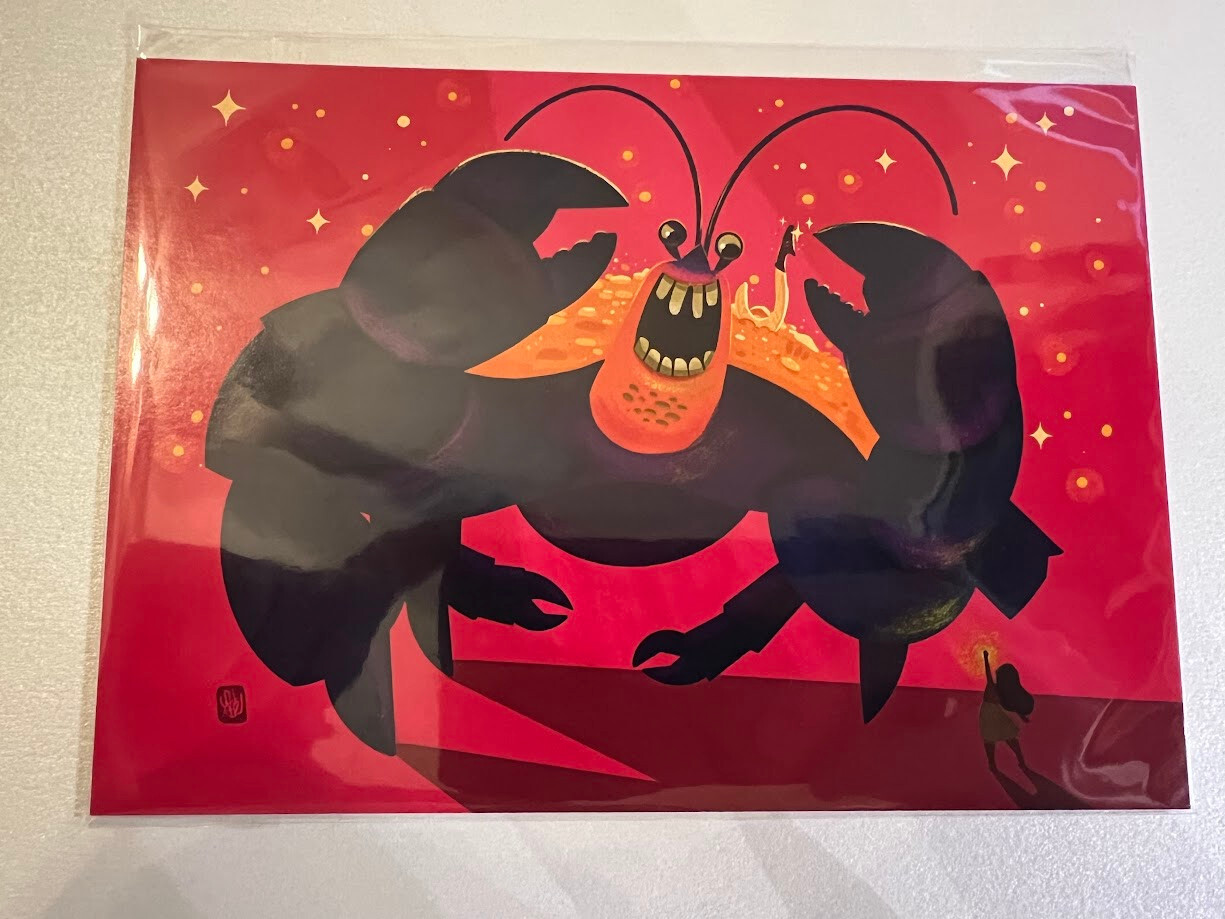 Disney WonderGround 2024 Tamatoa By Punky Aloha 5×7 Postcard