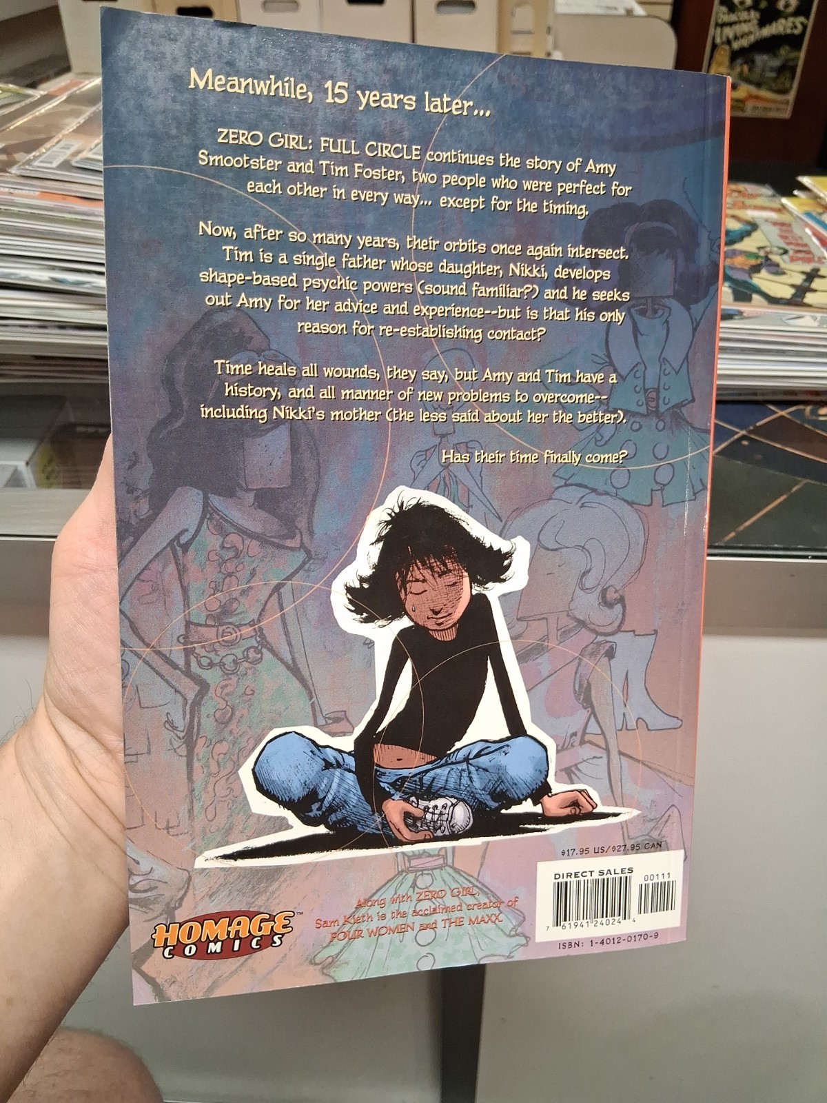 Zero Girl Full Circle Sam Kieth TPB 2003 Homage Comics Trade Paperback TP