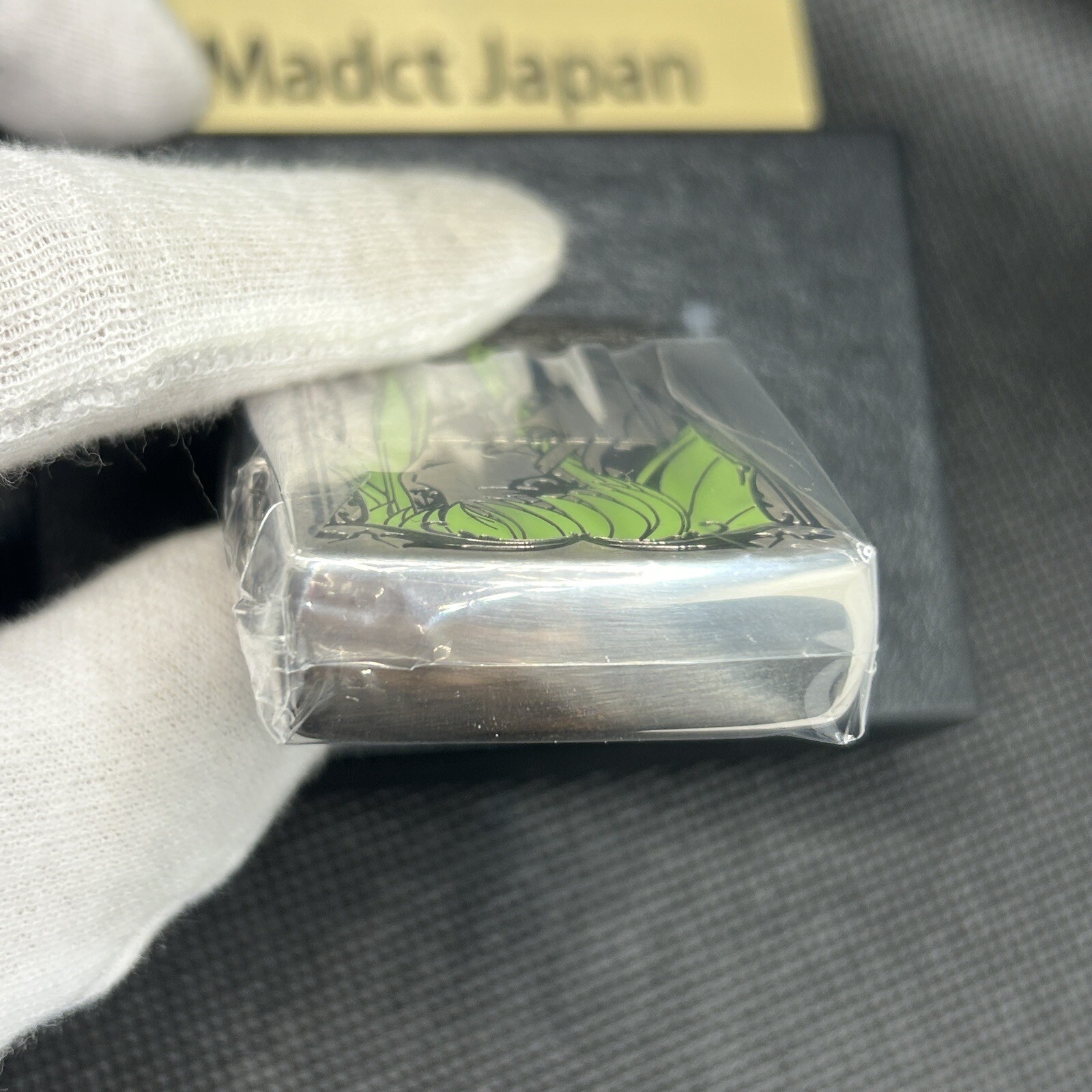 Zippo Oil Lighter Code Geass C.C. Silver Brass Color Limited Japan Anime