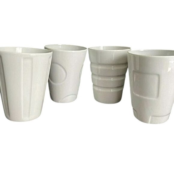 Starbucks Retro Mod New Bone China Tea Cups, Set of 4