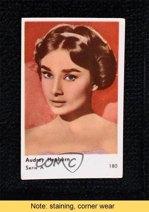 1958 Dutch Gum Serie A Audrey Hepburn #180 READ 3q4