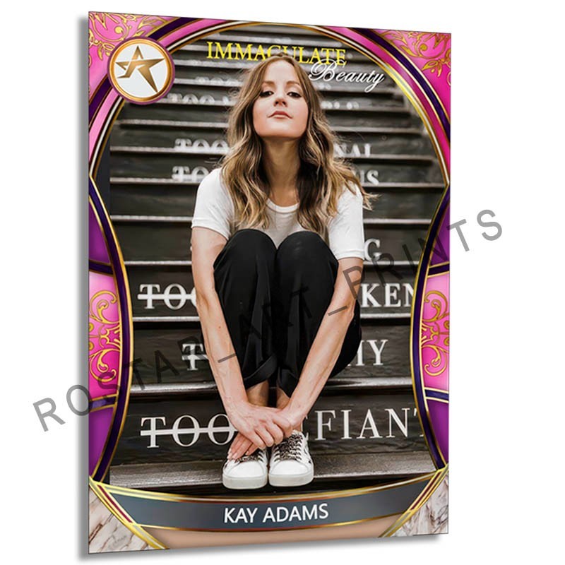 KAY ADAMS TV Host Beauty GOF Rostar CUSTOM SP Limited Card KAS3