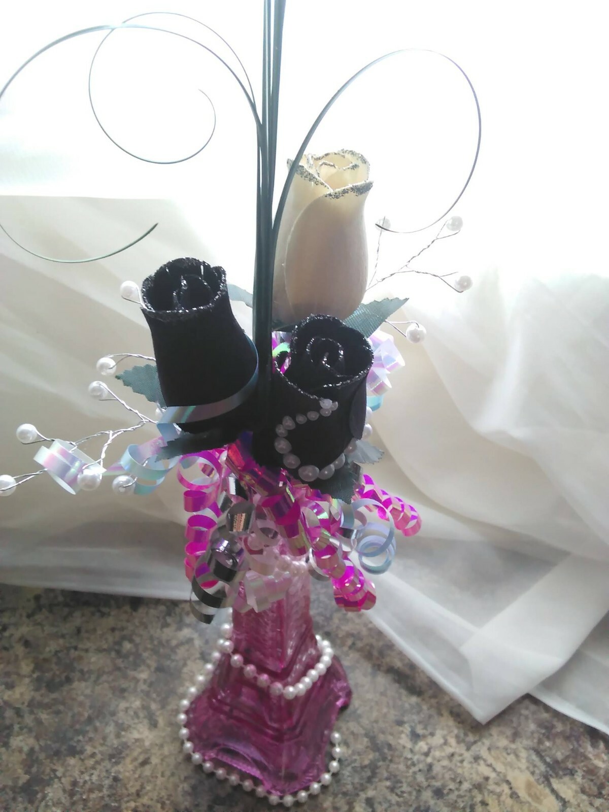 Blessings & Attraction Vase Sets! Custom Hand Crafted w Forever Wooden Roses