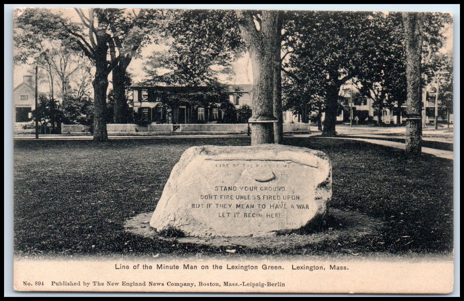 Postcard LINE OF THE MINE MERAPPSTAND YOUR CROUNDDONT FIRE UNLESS FIRED U94