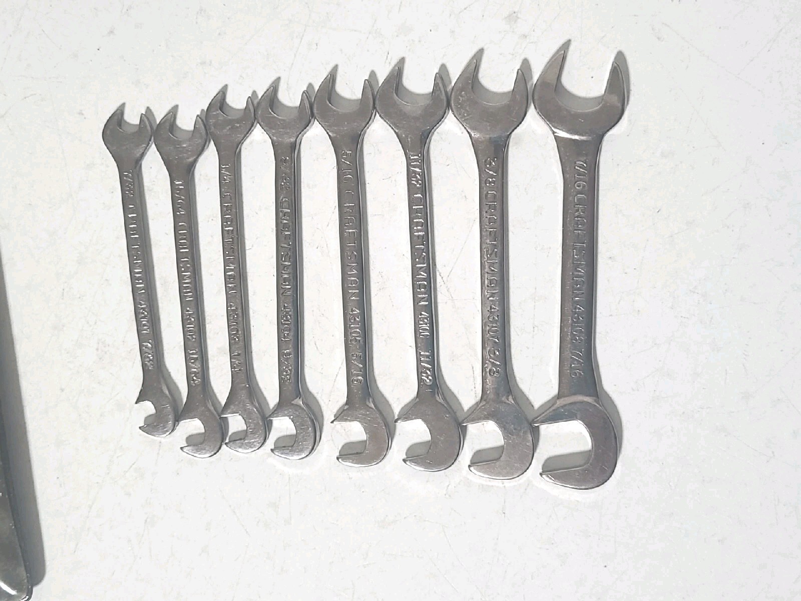 CRAFTSMAN X-44666 12″ PUNCH & CHISEL HOLDER & 8 Pcs Ignition Wrenches USA MADE.