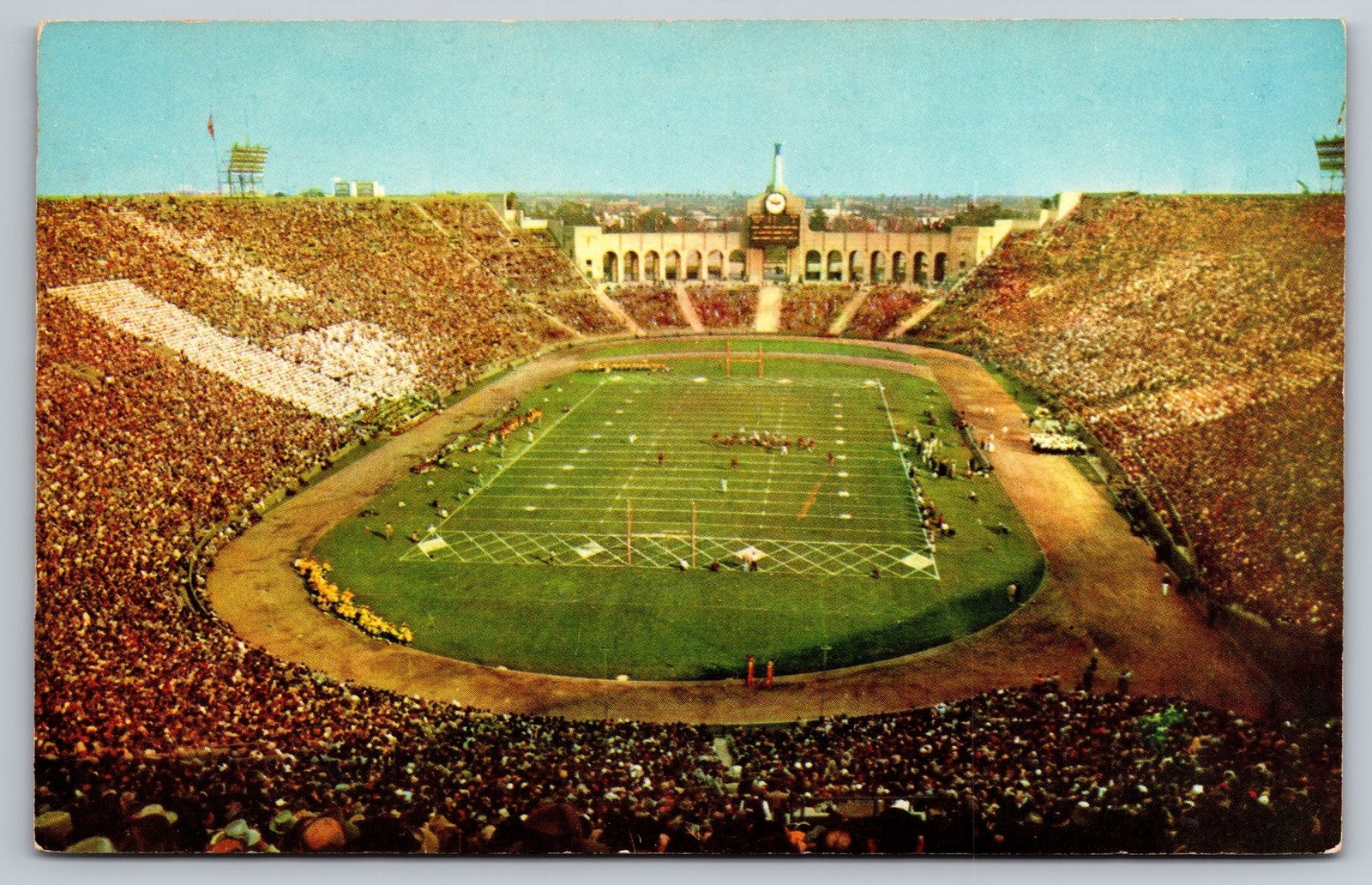 Coliseum Exposition Park Los Angeles CA Football Stadium Aerial View Western Pub