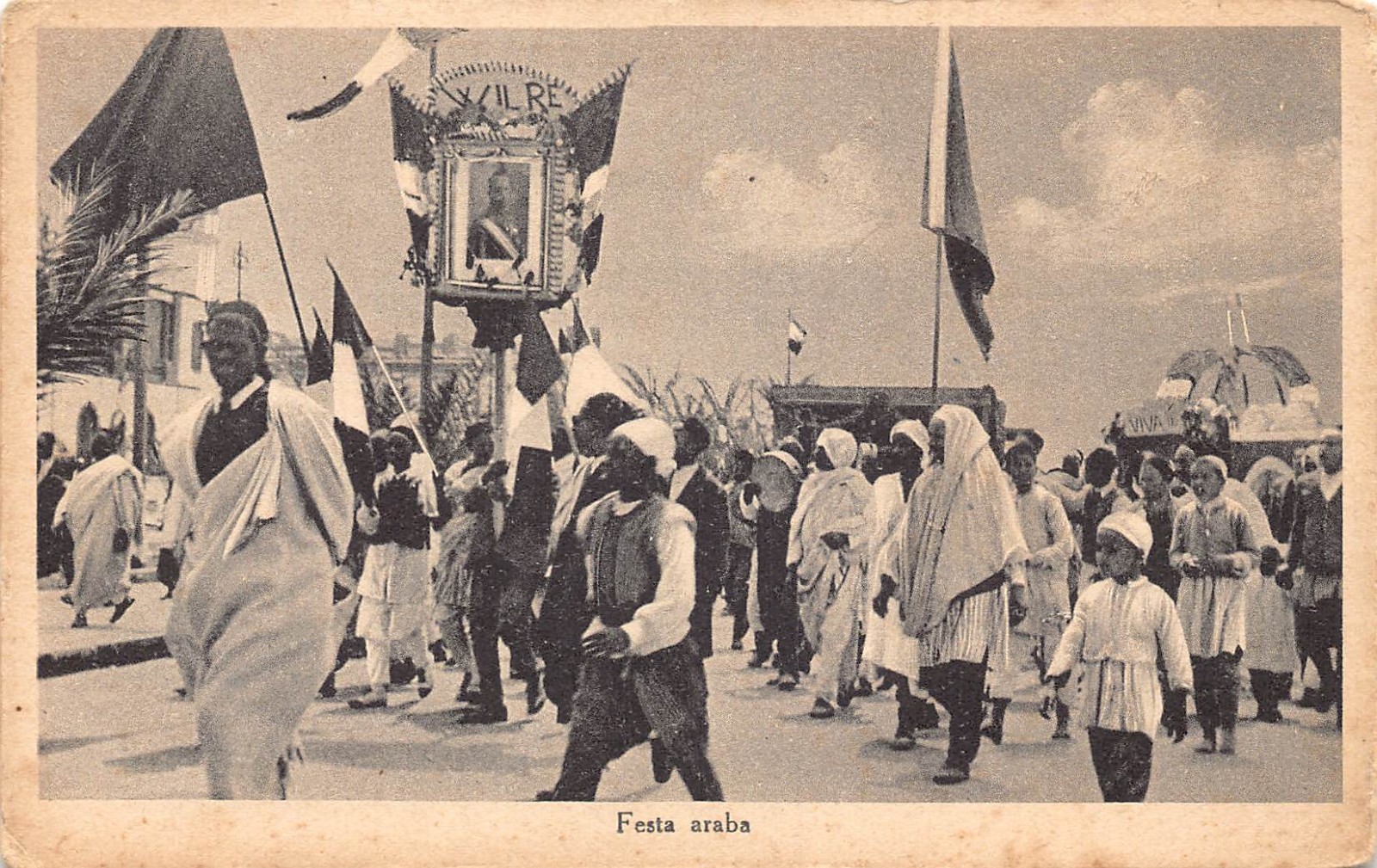B272 Egypt Festa Araba Arab Festival Natives Ethnic Culture vintage postcard