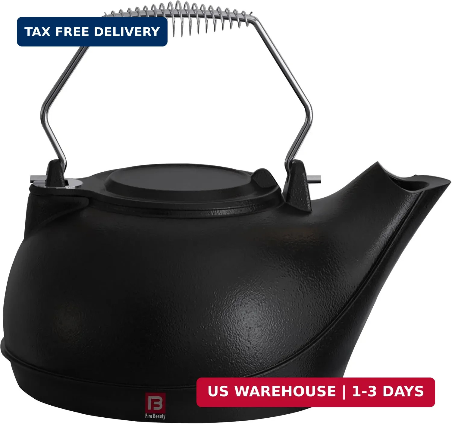 Fire Beauty Humidifying Iron Kettle，Stove Humidifier，Wood Stove Kettle，Cast Iron