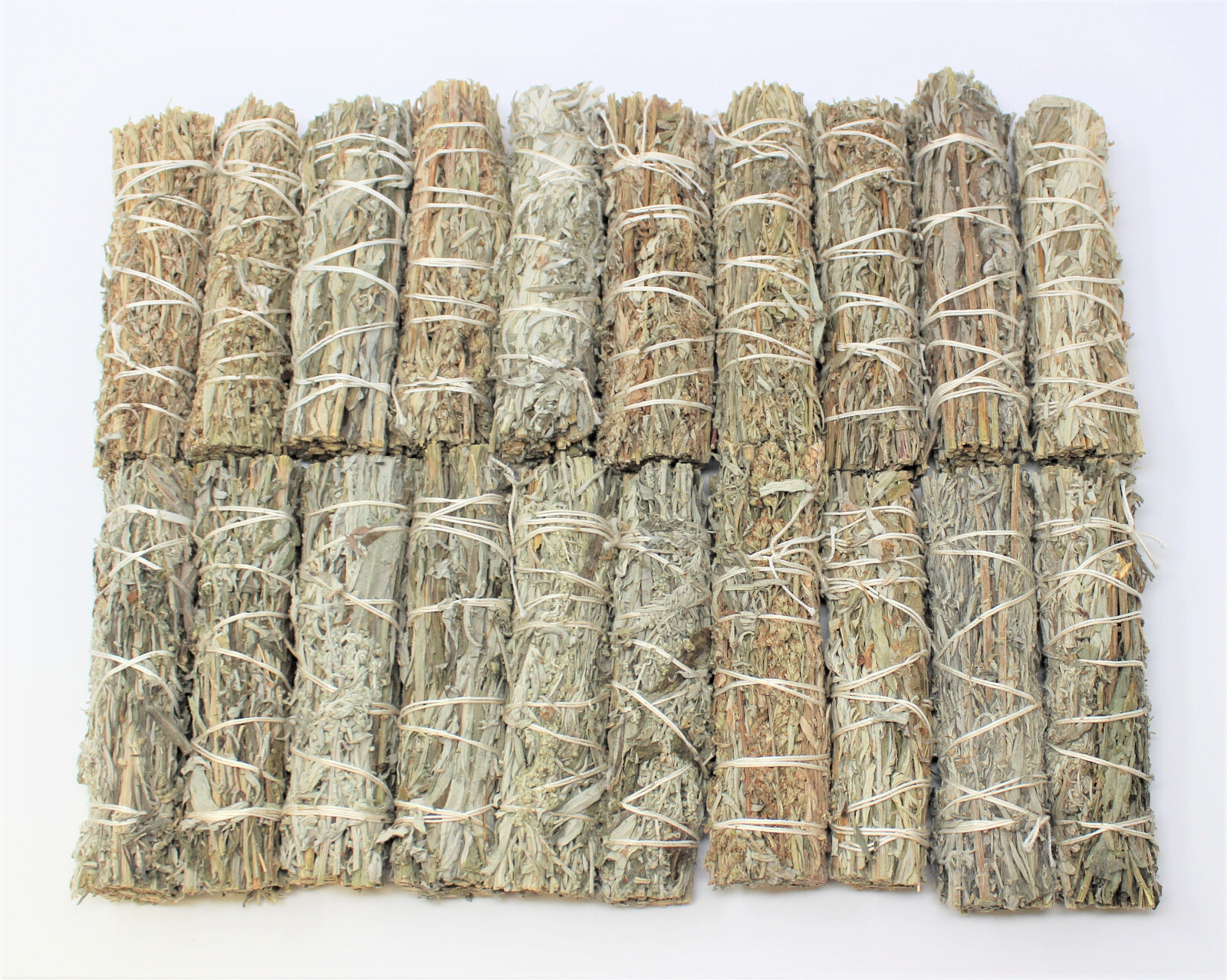 Set of 2 Mugwort Smudge Sticks (House Cleansing Remove Negativity Black Sage)