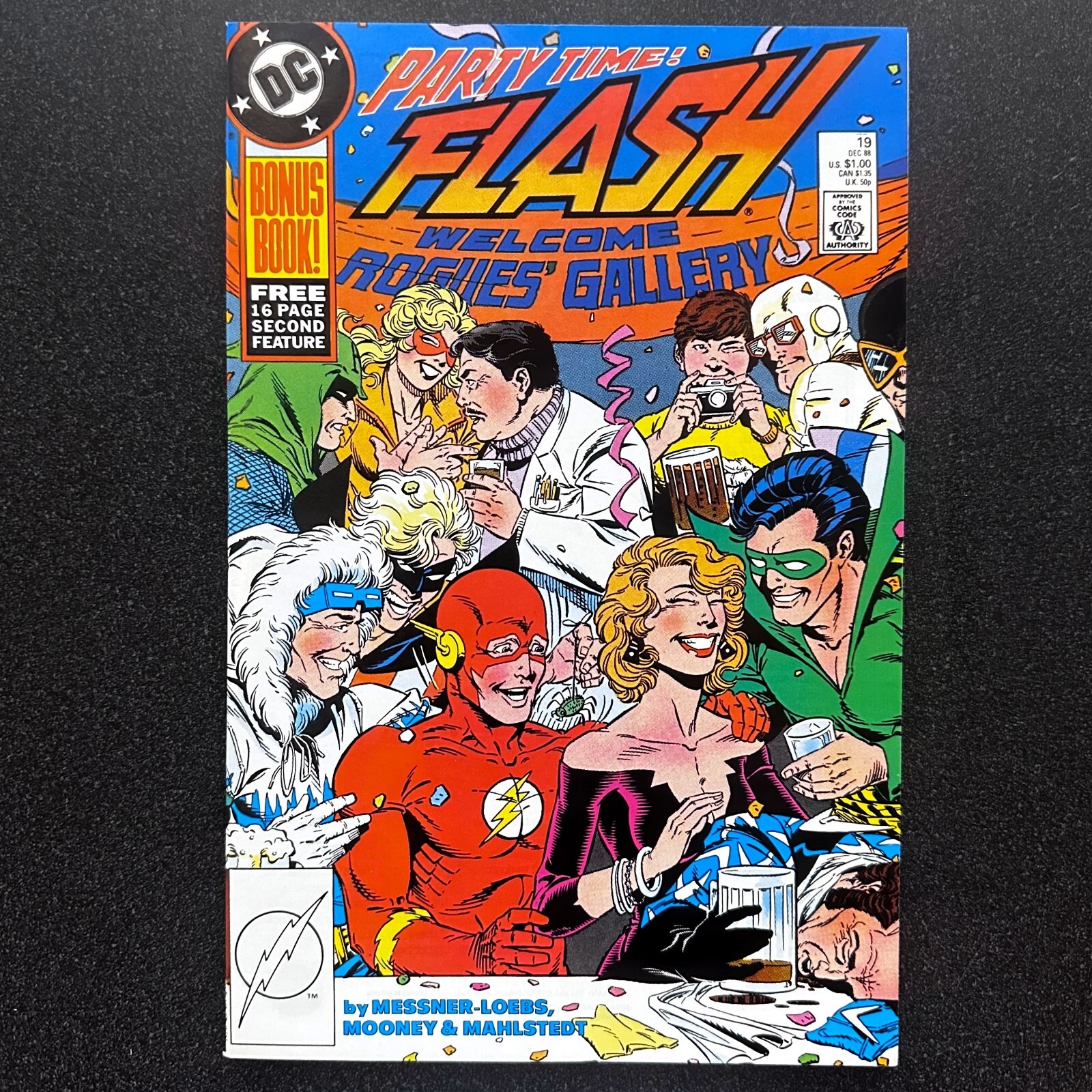 Flash #19D • Jan 1989 • William Messner-Loebs, Jim Mooney & Larry Mahlstedt • NM