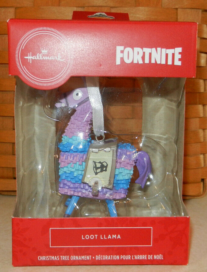 Hallmark Fortnite ~ Loot LLama ~ Red Box Christmas Ornament NEW