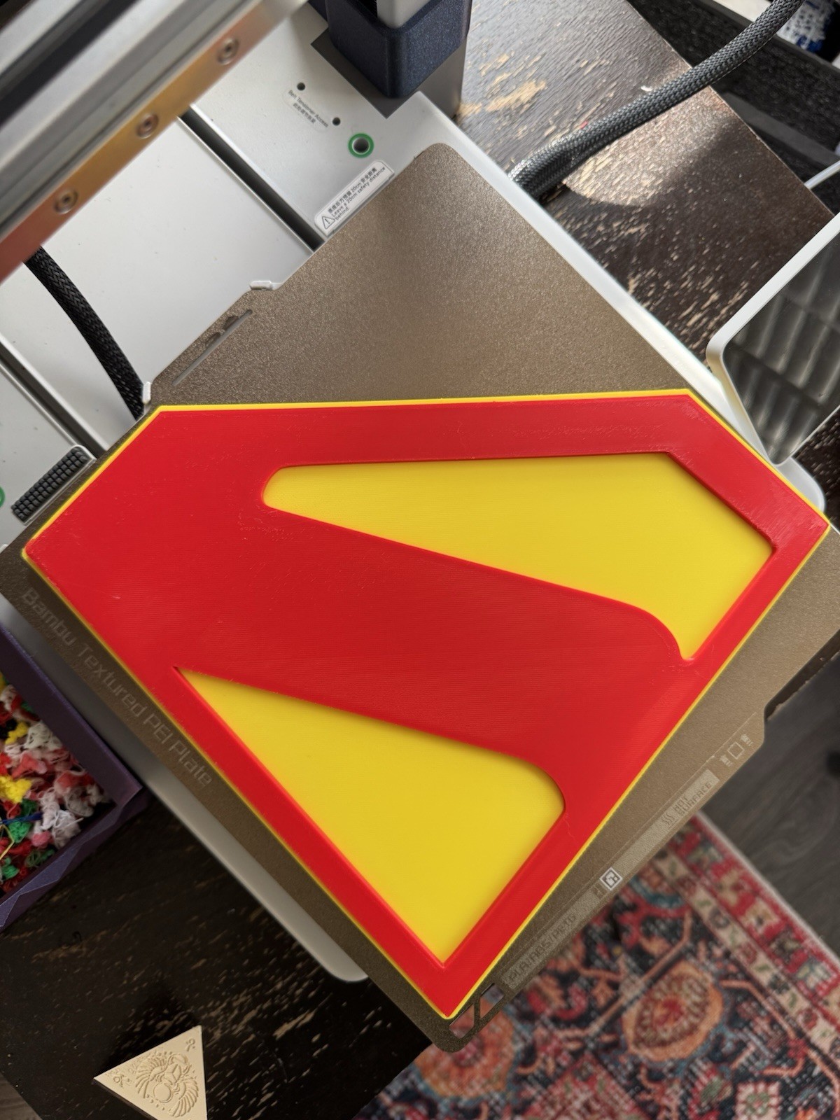 12.4″ Superman 2025 Chest Emblem Logo: Wall Art – Collectable Sign Decor DC