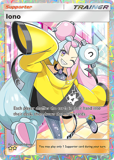 [DIGITAL] Iono – Paldean Wonders – Full Art – ENG – Pokemon TCG Pocket