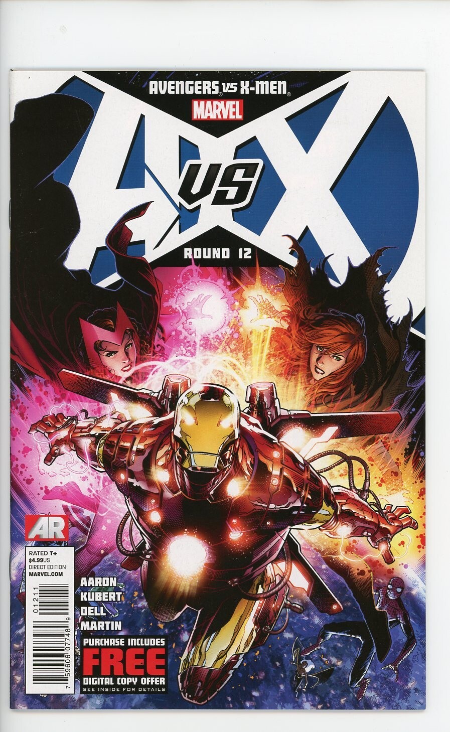 AVENGERS vs. X-MEN #12 NEAR MINT 2012 JIM CHEUNG COVER MARVEL COMICS b-114
