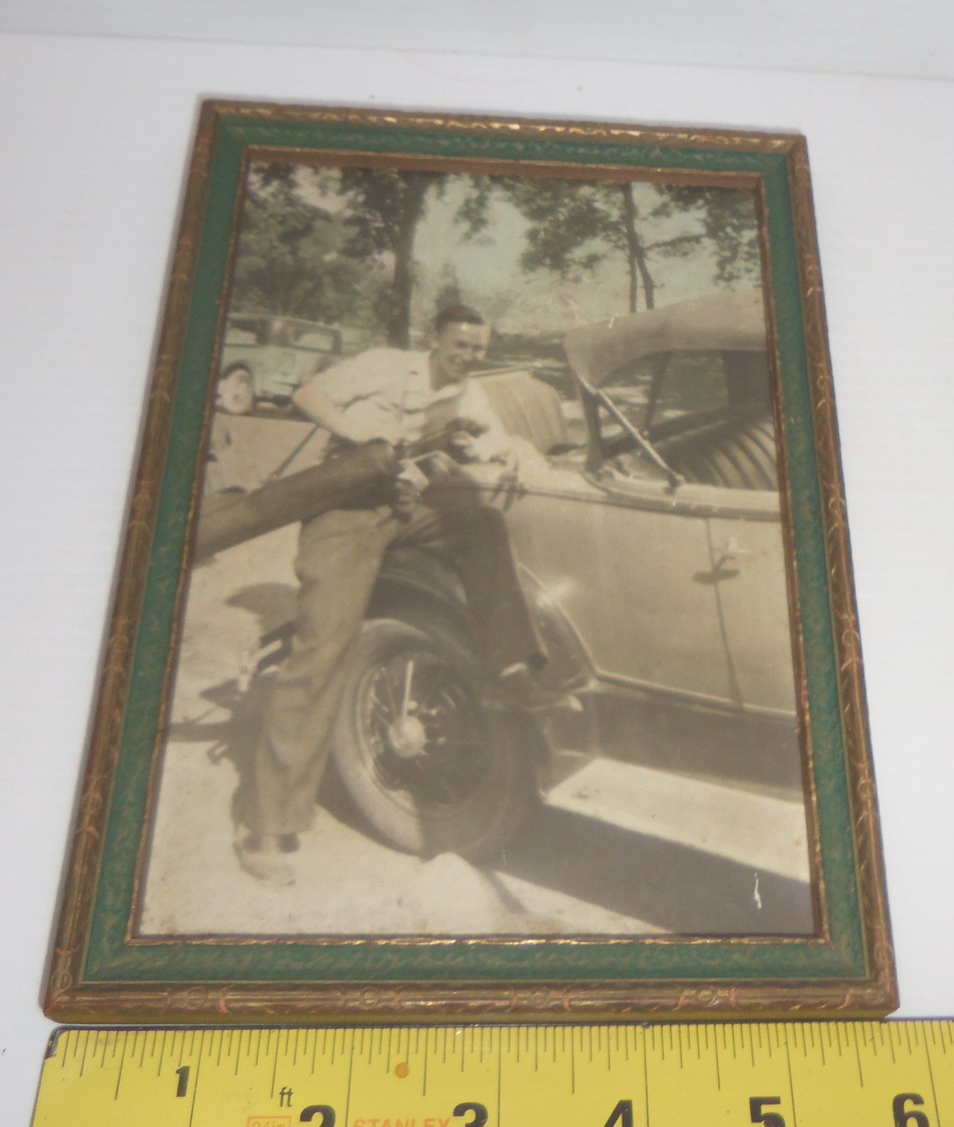 1931 Photo In Nice High-End Frame Patented 7-27-1919 – 7 3/4 in. x 5 3/4 in.