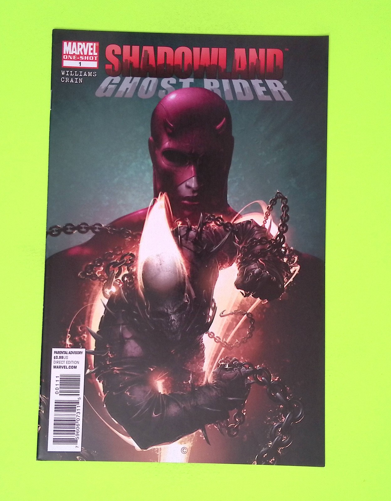 Shadowland Ghost Rider #1b One-Shot 2010 Marvel Comics Variant High Grade Q1-180