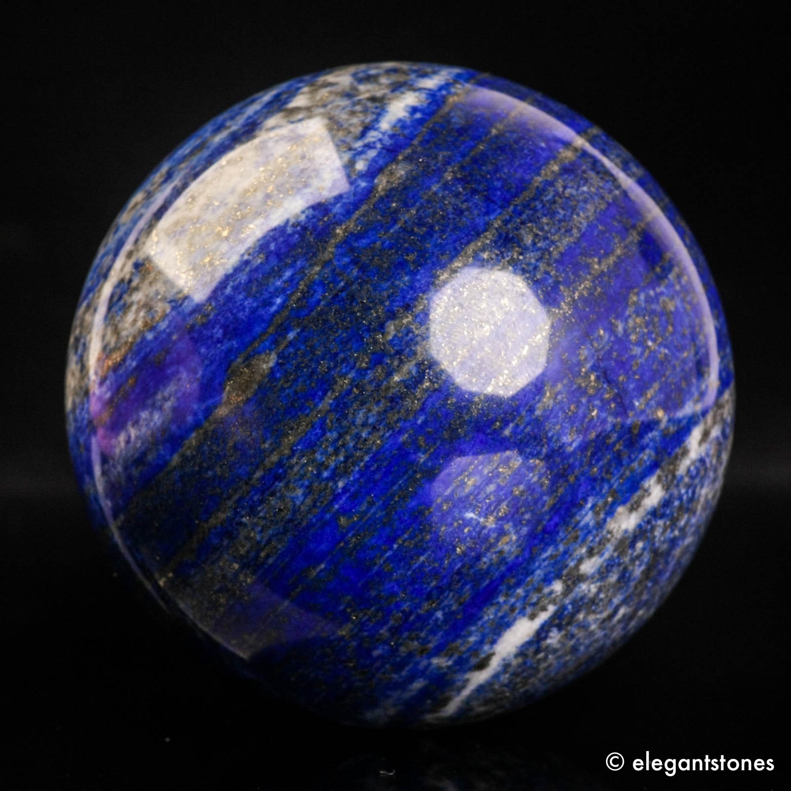 581g71mm Large Blue Lapis Lazuli Sphere Crystal Ball Natural Quartz Healing