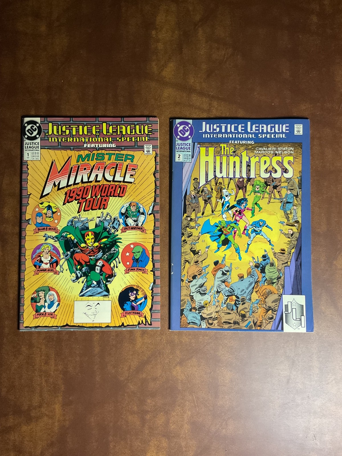 Justice League International Special Lot #1-2 DC 1990