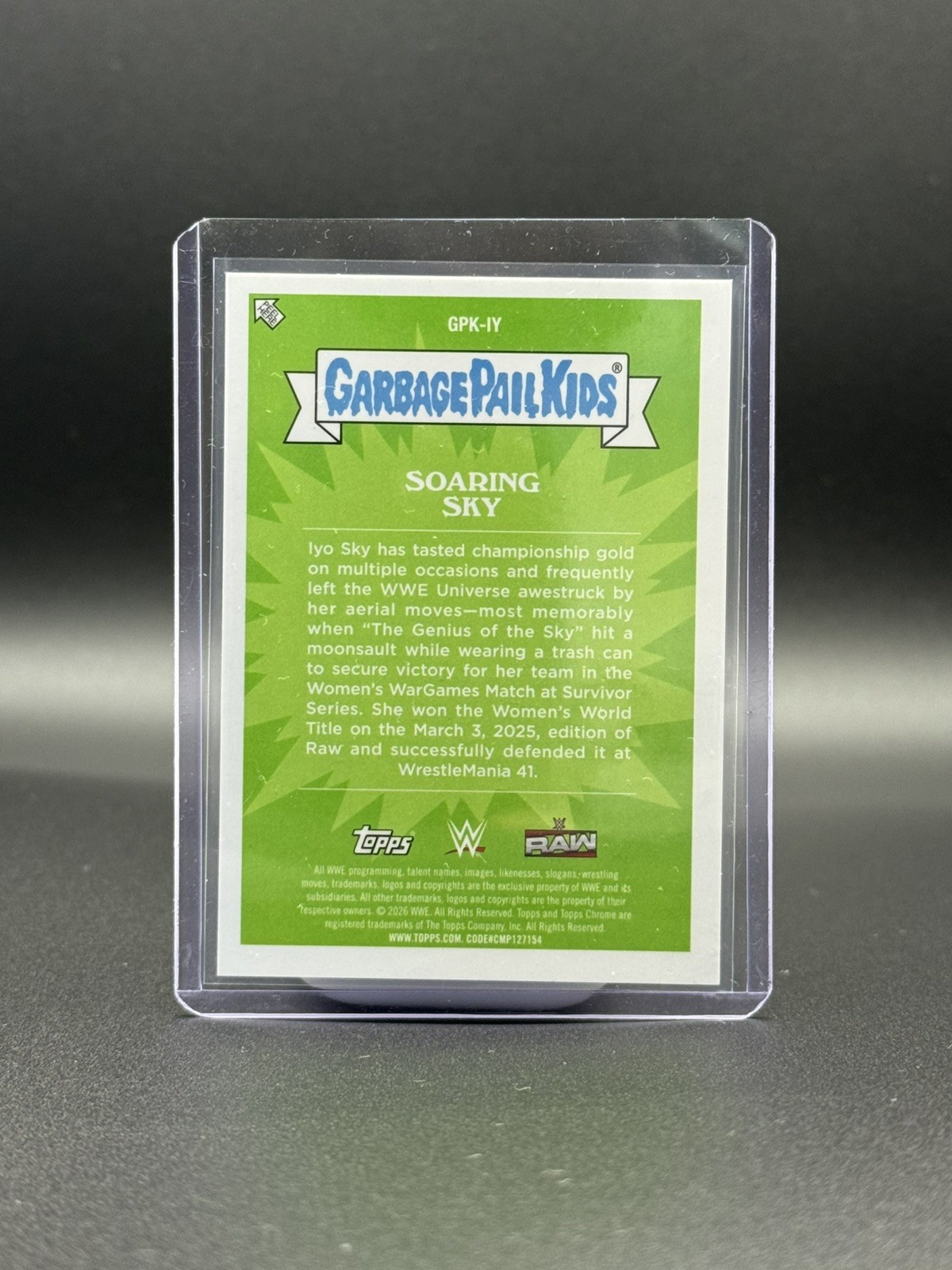 2026 Topps Chrome WWE GPK Soaring Sky – Iyo Sky (SSP Case Hit)