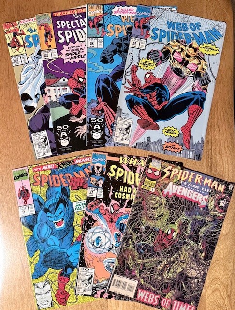 Marvel Comics Assorted SPIDER-MAN 1991, 1996 See Listing for Titles VG Lot of 7