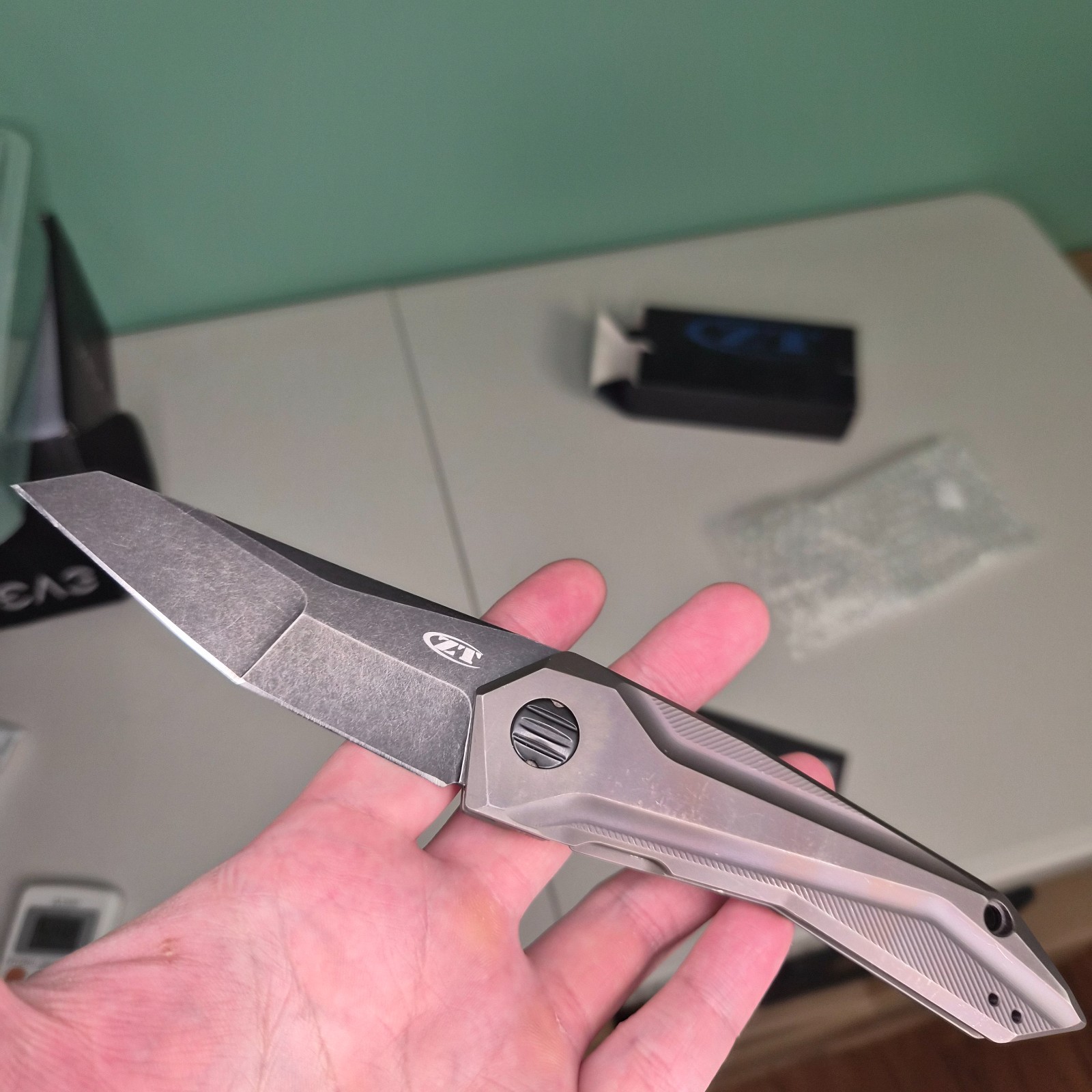 Zero Tolerance 0055BW Sprint Run Black wash with bronze anodize ti handle