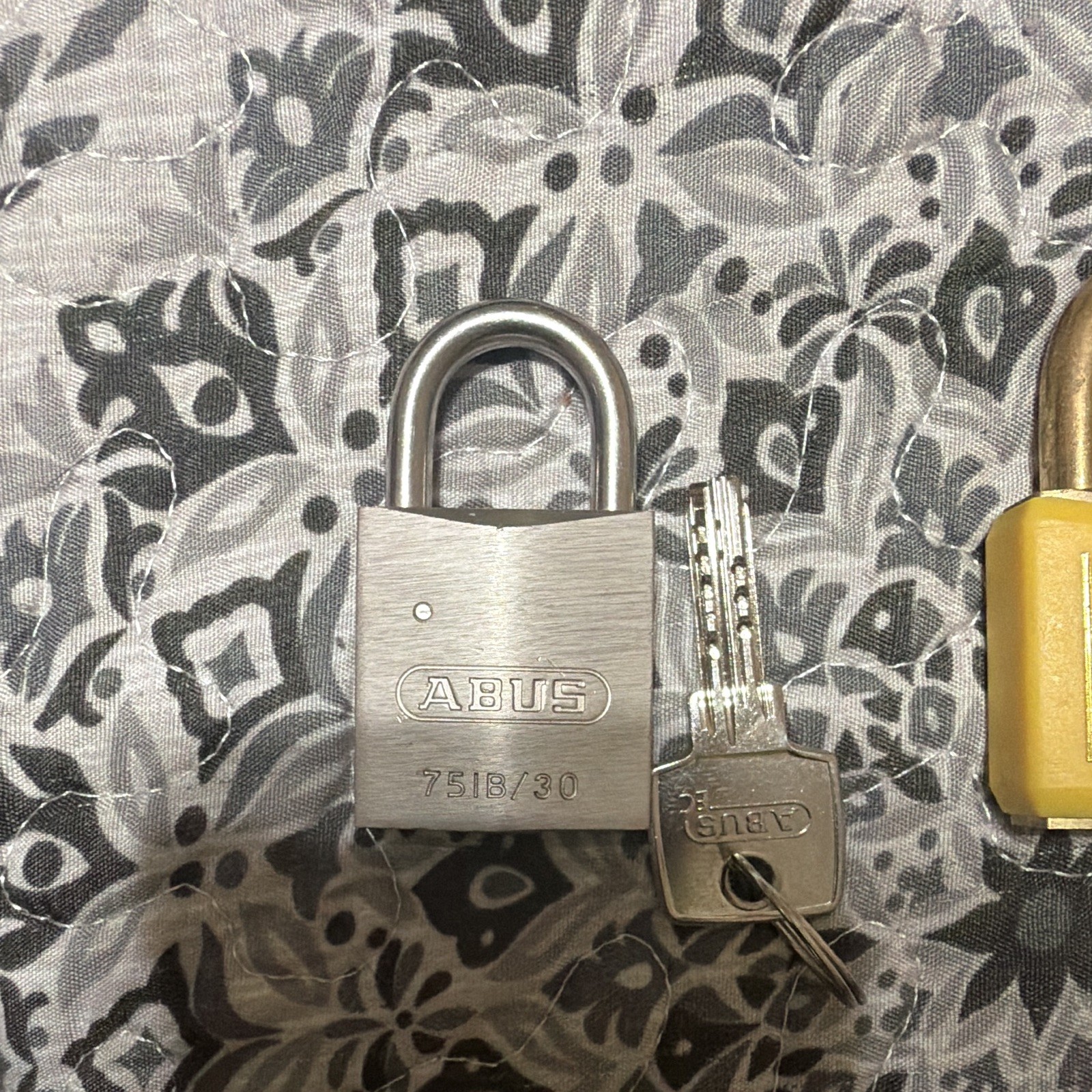 ABUS 75IB/30, ABUS 88/40 Plus, ABUS T84MB/40 with keys. Locksport.