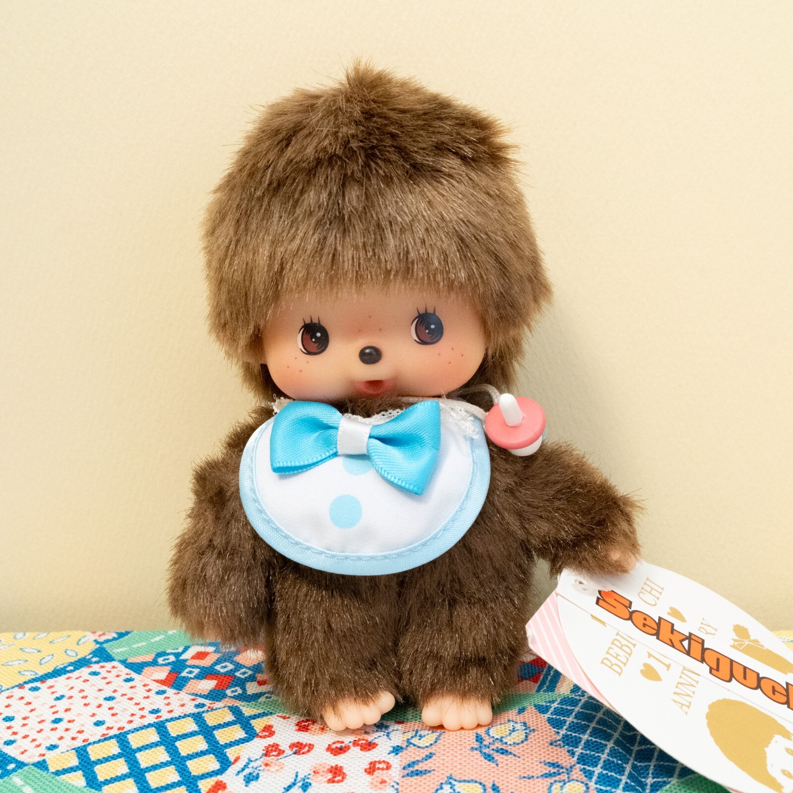 10th anniversary Bebichhichi Boy Baby Monchhichi Plush Doll Sekiguchi