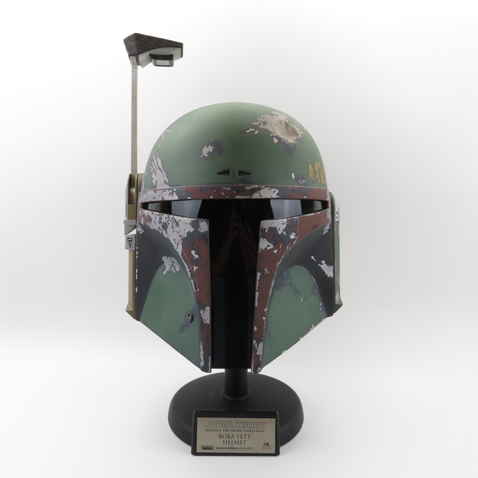 Master Replicas MR Boba Fett Helmet STAR WARS SW156LE-P Complete w/Box COA!!!