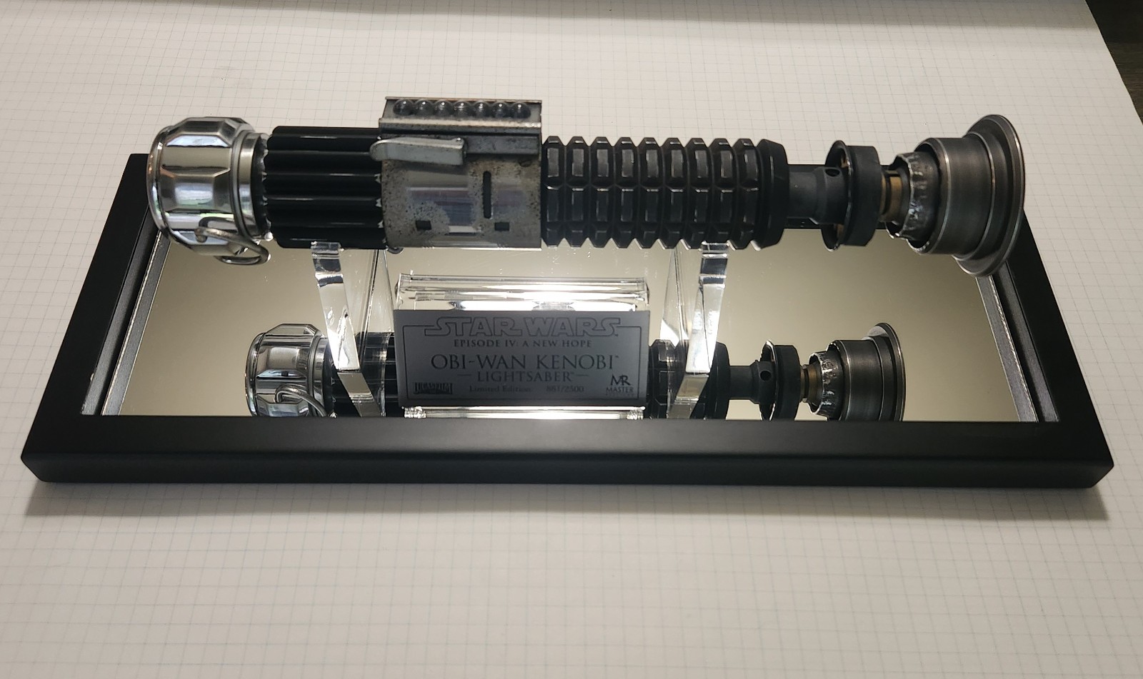 Star Wars Master Replicas Obi-Wan Kenobi ANH Lightsaber (2003) *Full Scale*