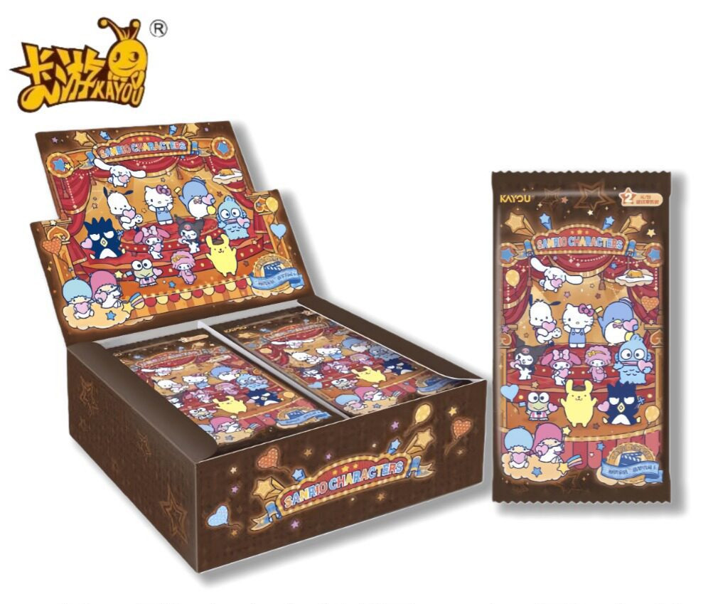 New Sanrio Characters Anime Collection Trading Cards CCG Booster Box Sealed Gift