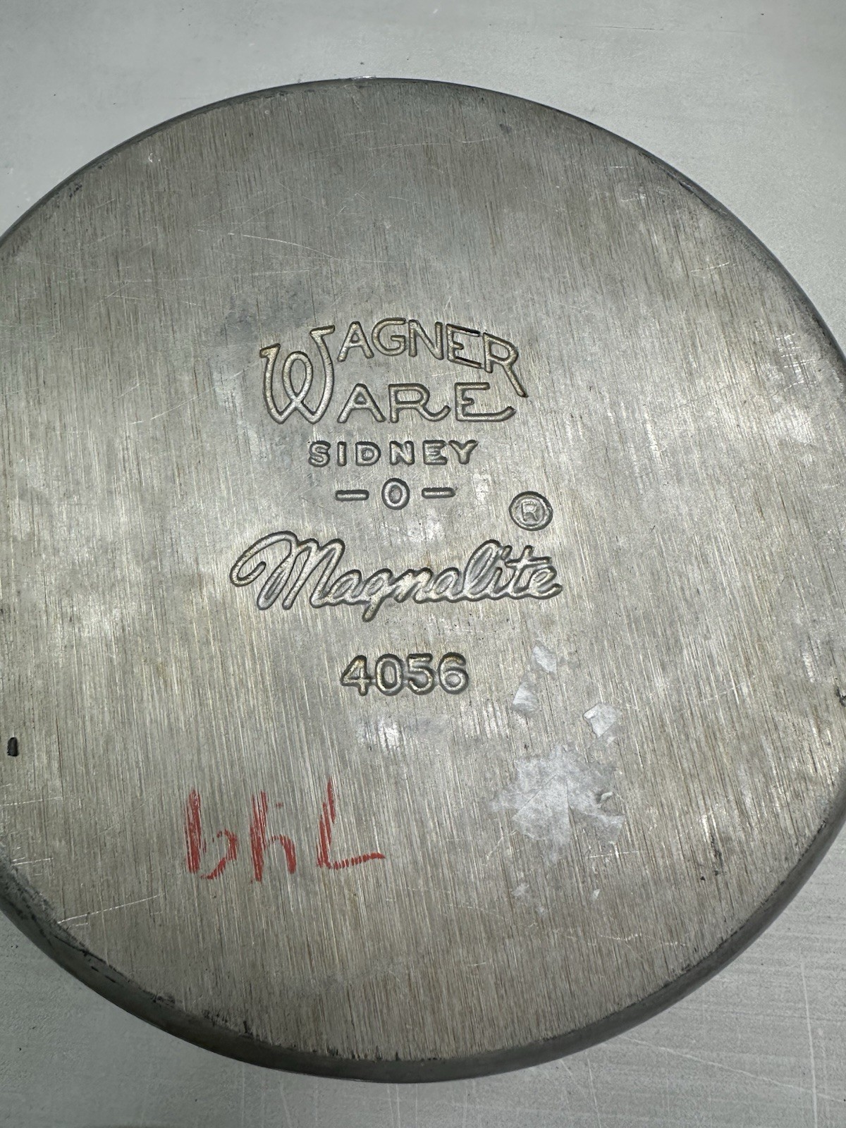 Vintage Wagner Ware MAGNALITE 4056 3.5qt Cast Aluminum Stock Pot Dutch Oven