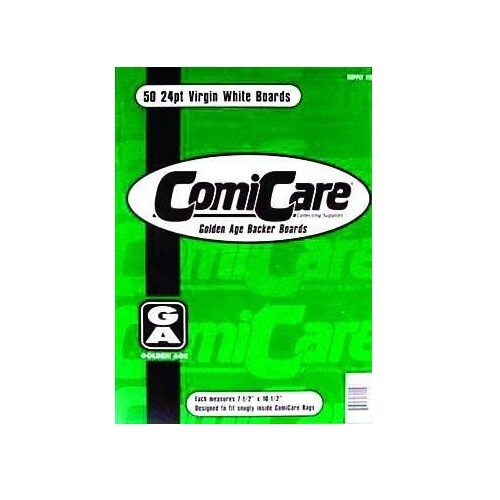 50 Comic Care Golden Age Comic Book Backing Boards 7 ½” X 10 ½