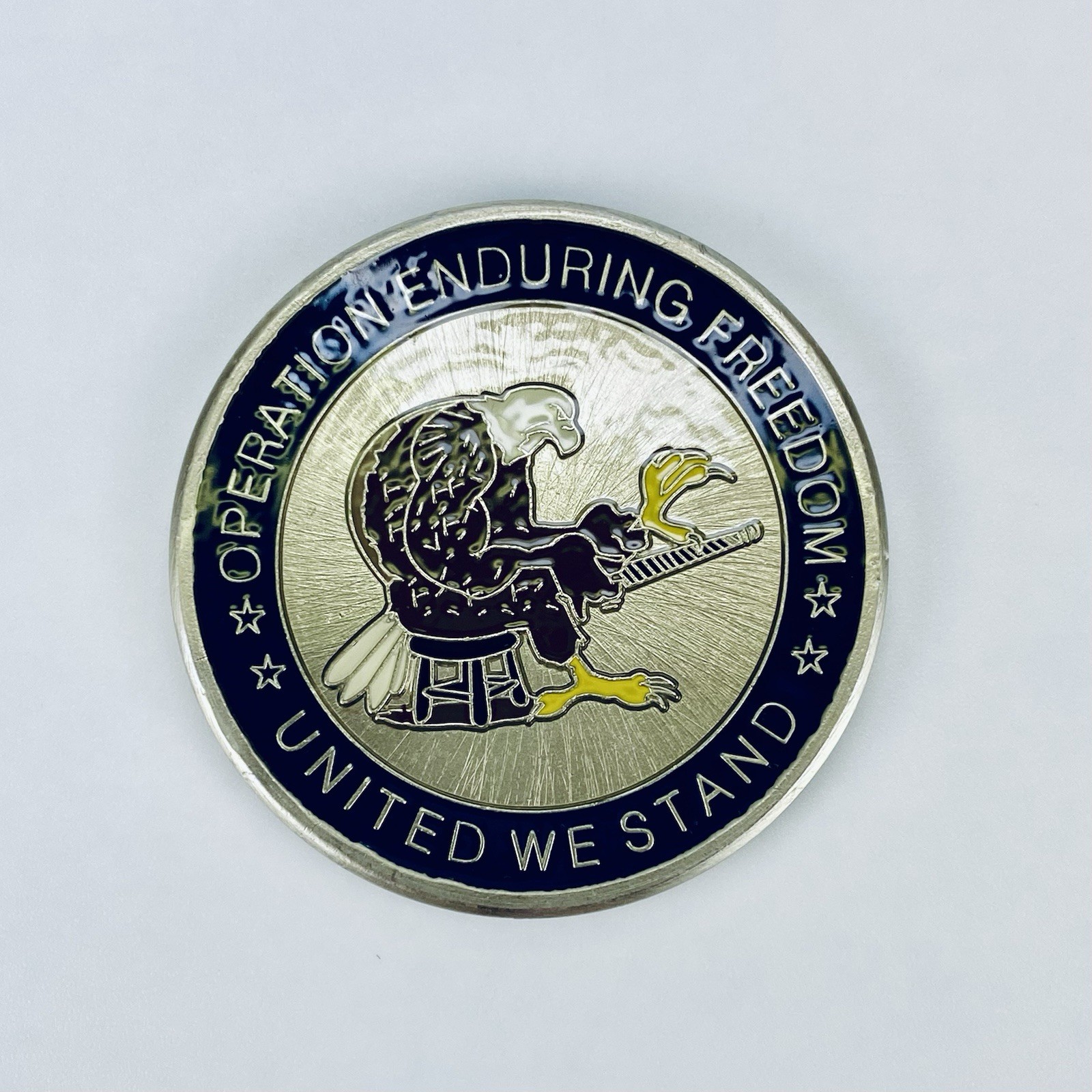 Operation Enduring Freedom United We Stand Challenge Coin Afghanistan Kabul