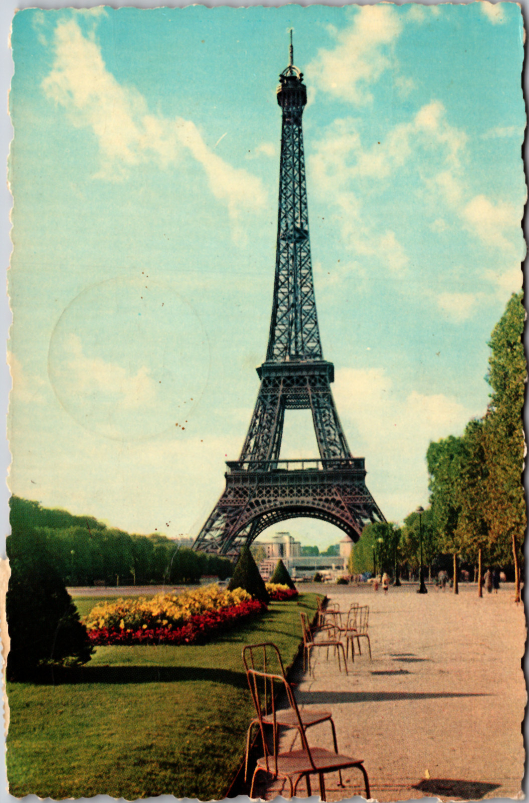 The Eiffel Tower Paris France Postcard