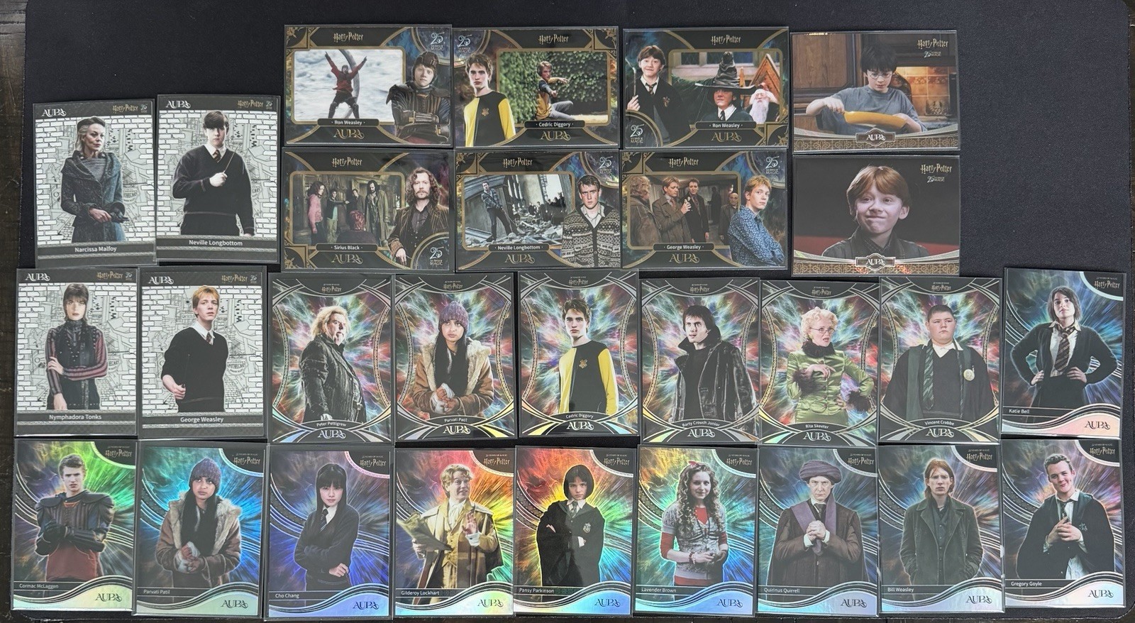 2026 KAKAWOW AURA Harry Potter – insert lot of 28 insert cards .