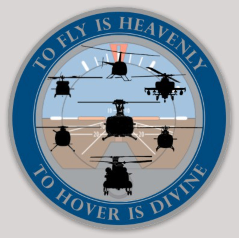 Helicopter Pilot Tribute Sticker