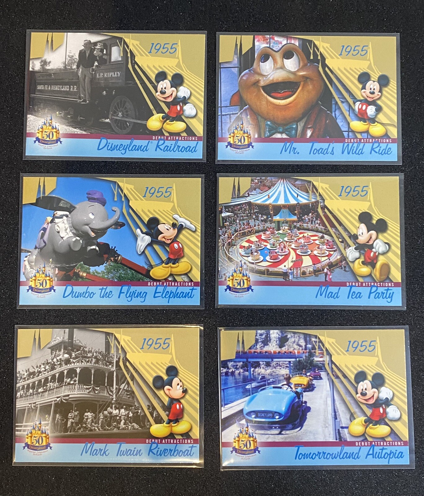 2005 Disneyland 50th Anniversary Upper Deck Trading Cards – Pick Your Cards