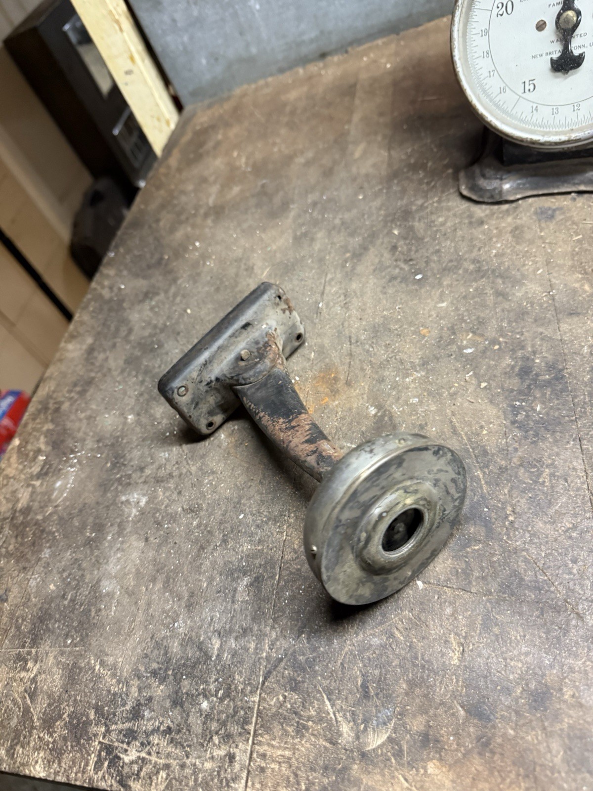 VTG Northern Electric Wall Telephone Mouth Transmitter Horn Arm Bracket Part USA