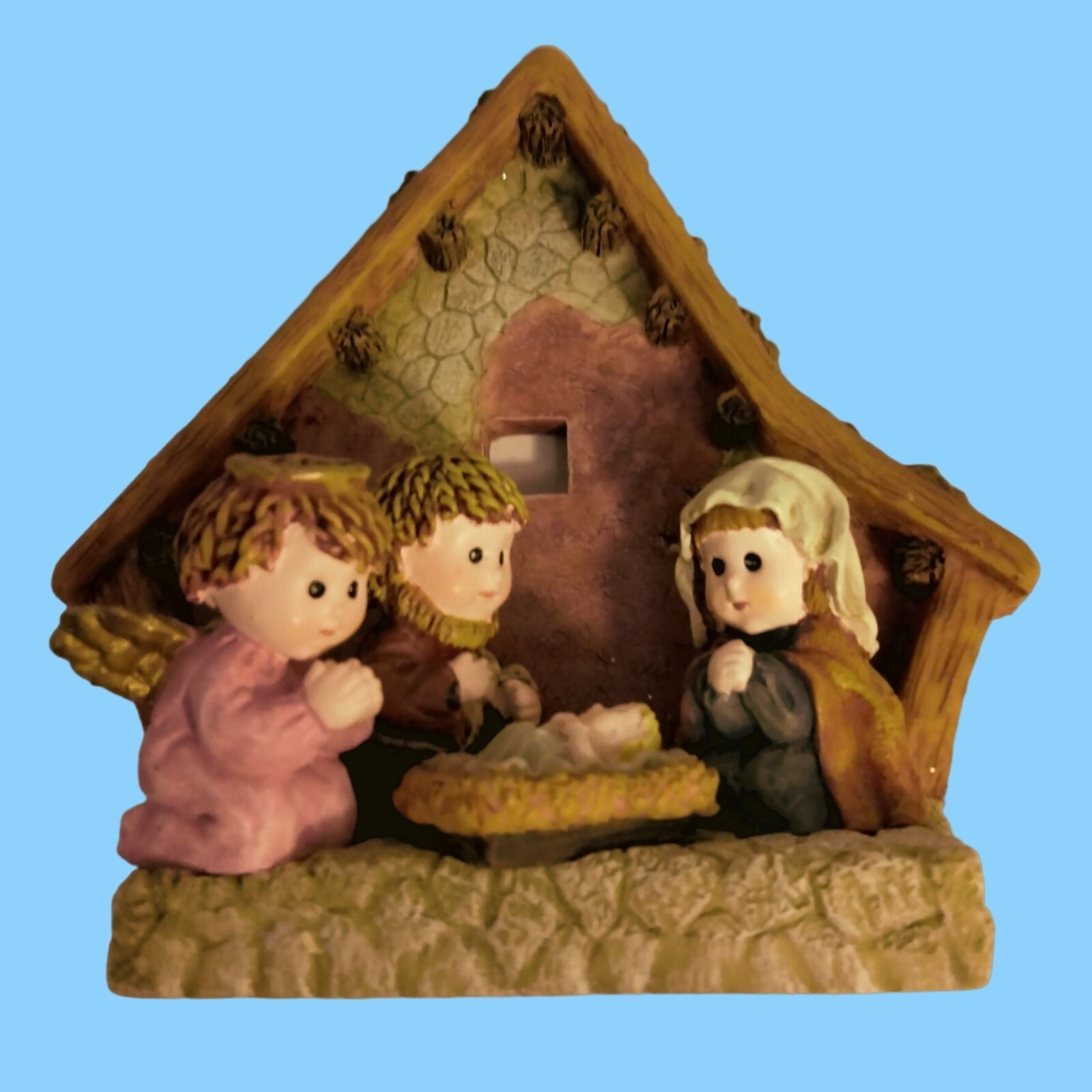 Nativity Manger Baby Jesus Mary Joseph Juvenile Christmas Small