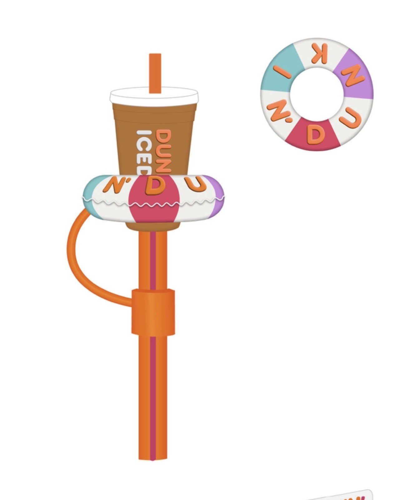 2026 New Released Dunkin’ Summer Straw Topper