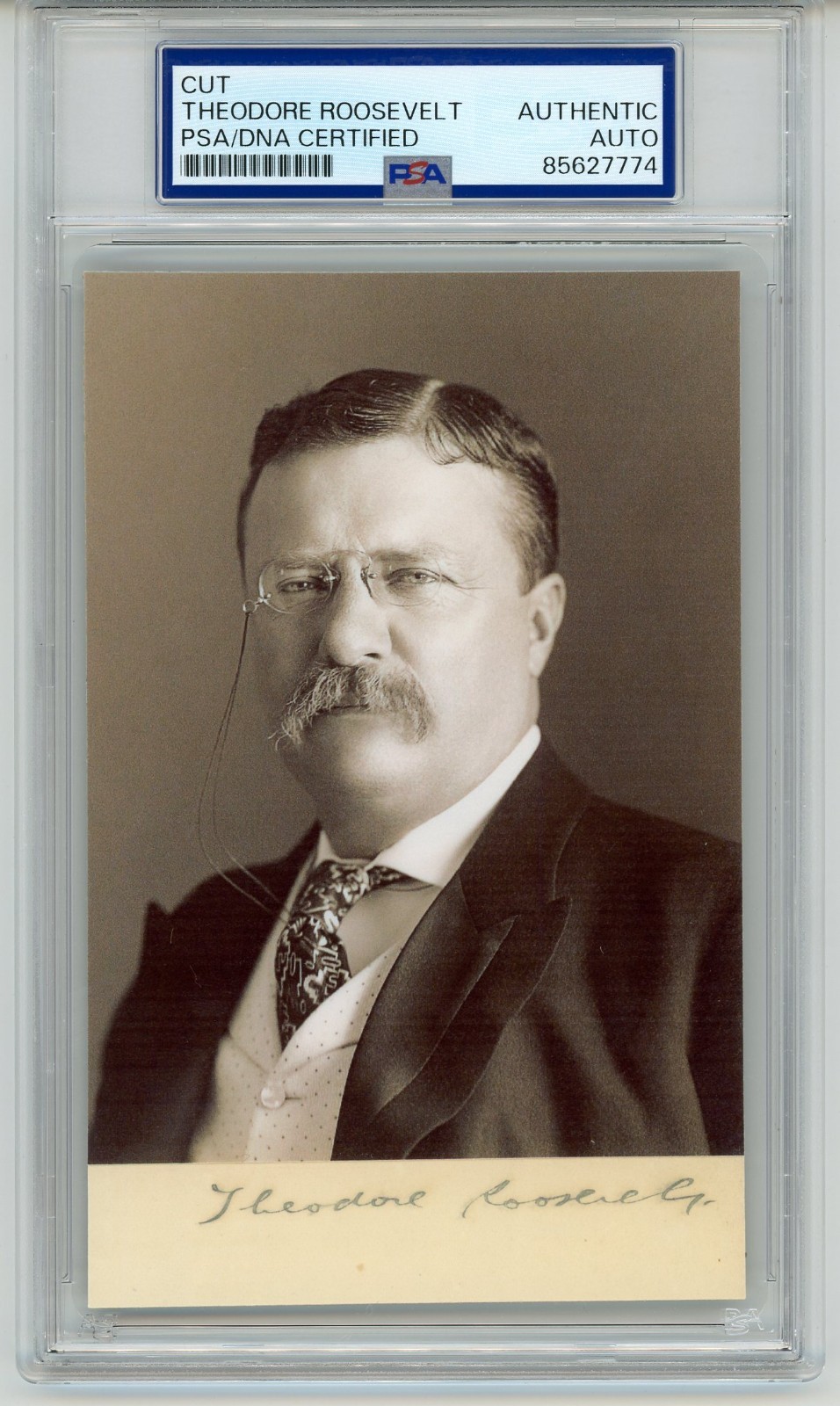 Theodore Roosevelt ~ Signed Autographed Authentic Signature Teddy ~ PSA DNA