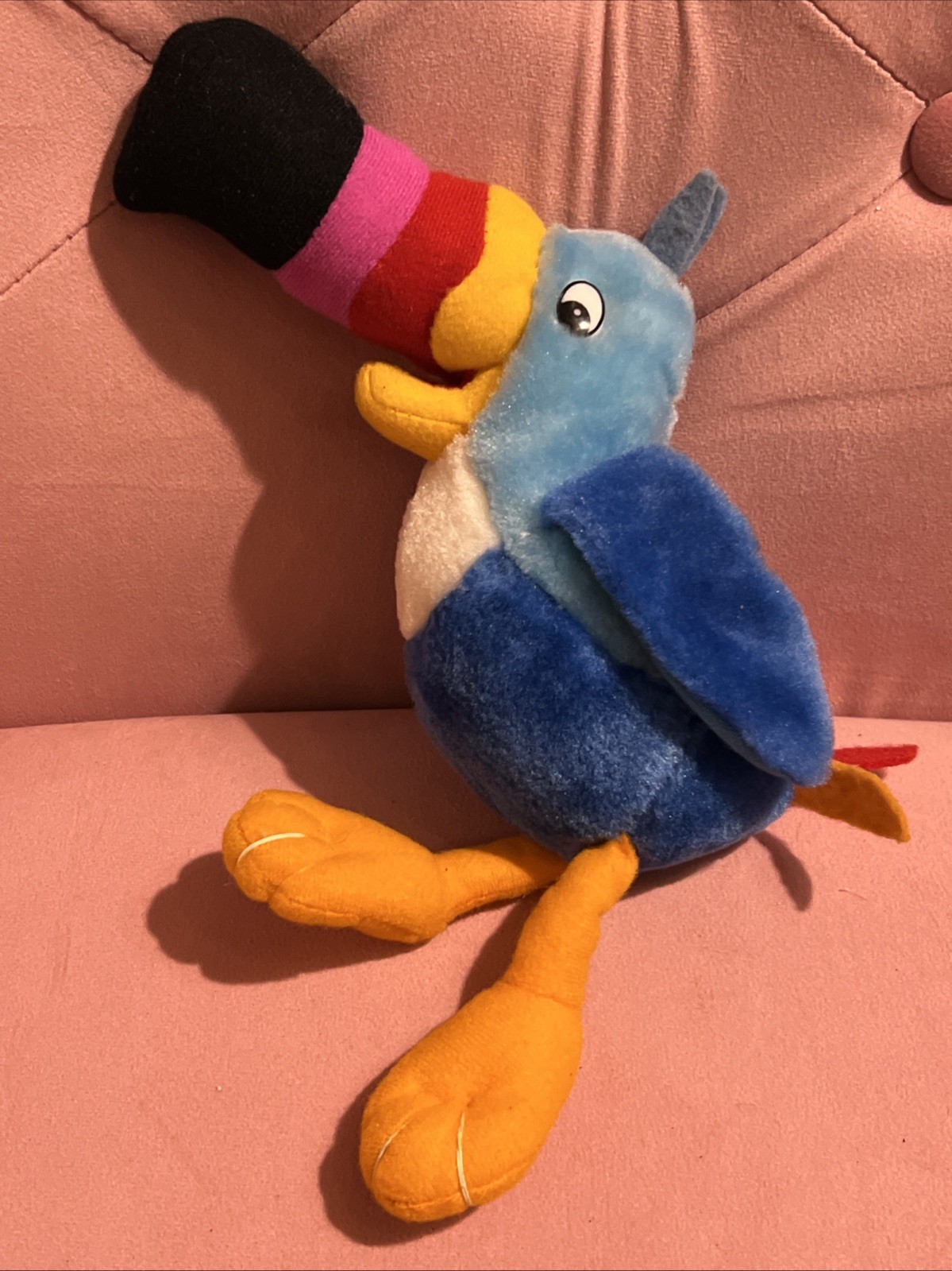 Toucan Sam Bird Fruit Loops Cereal Promo Plush Stuffed Animal Toy Vintage 1996