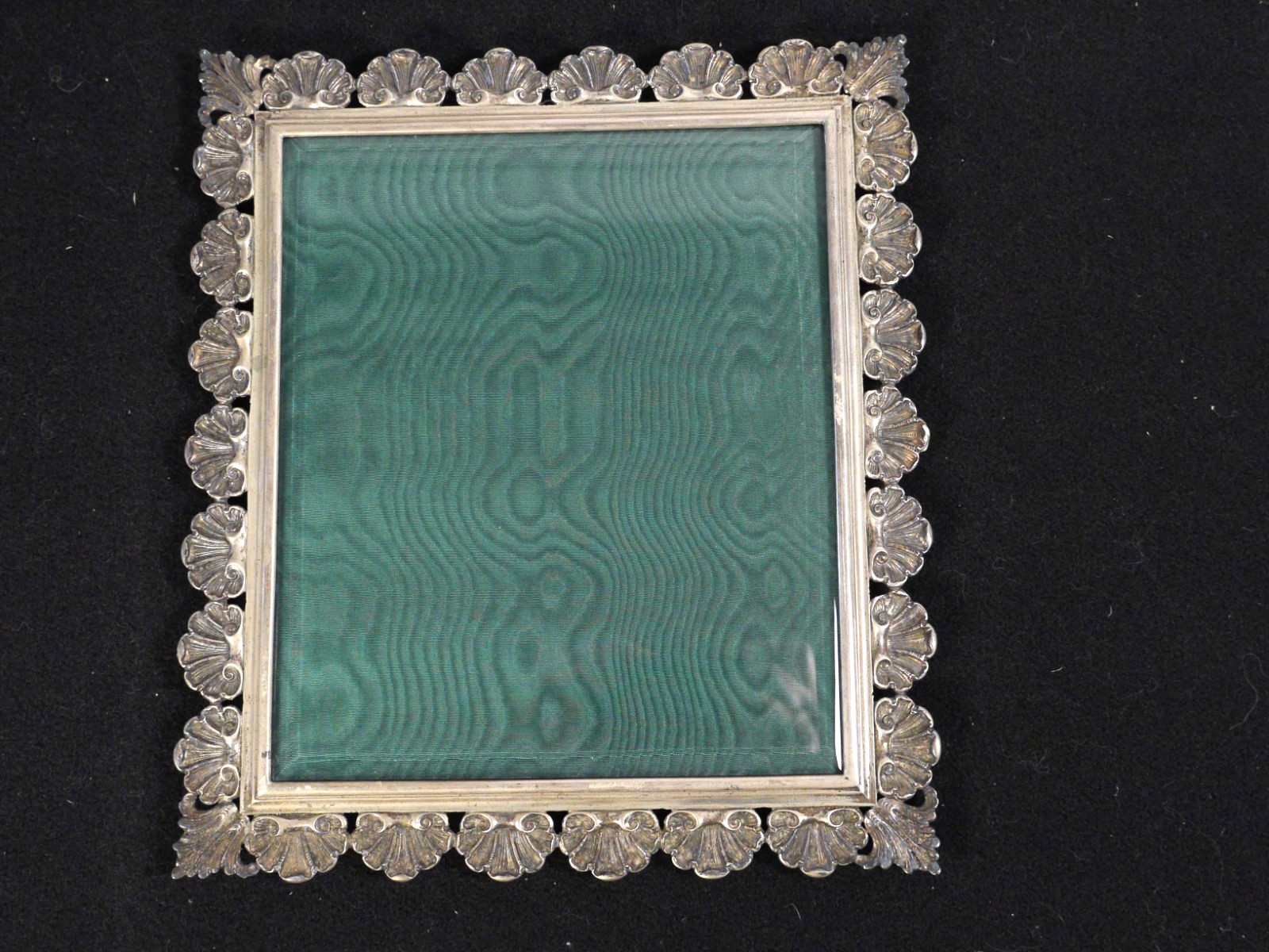 Vintage 8 x 9.5″ Silverplate Frame w/ Beveled Glass