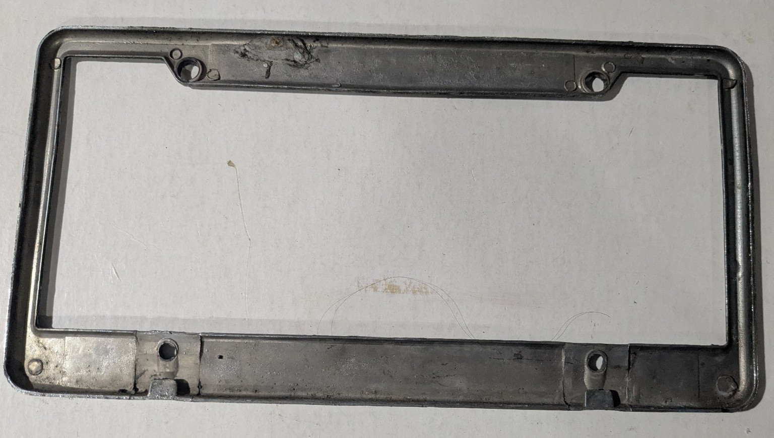 VTG Metal Marin County Bianco Pontiac GMC Dealership License Plate Frame Gas Oil
