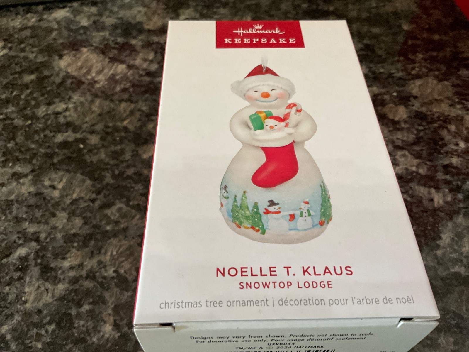 Hallmark Porcelain Ornament 2024 Snowtop Lodge #20 Noelle T. Klaus NEW B46