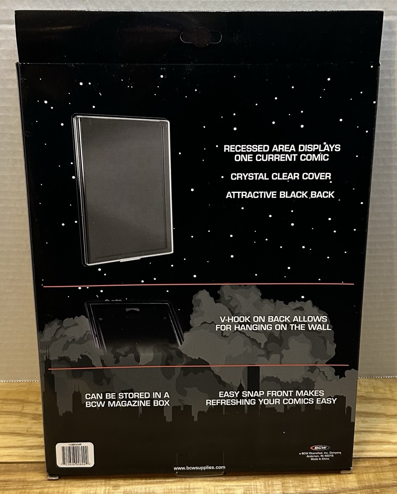 Current Age Comic Book Showcase Display Cases x4 – 6 3/4″ x 10 1/4″ Recess – B