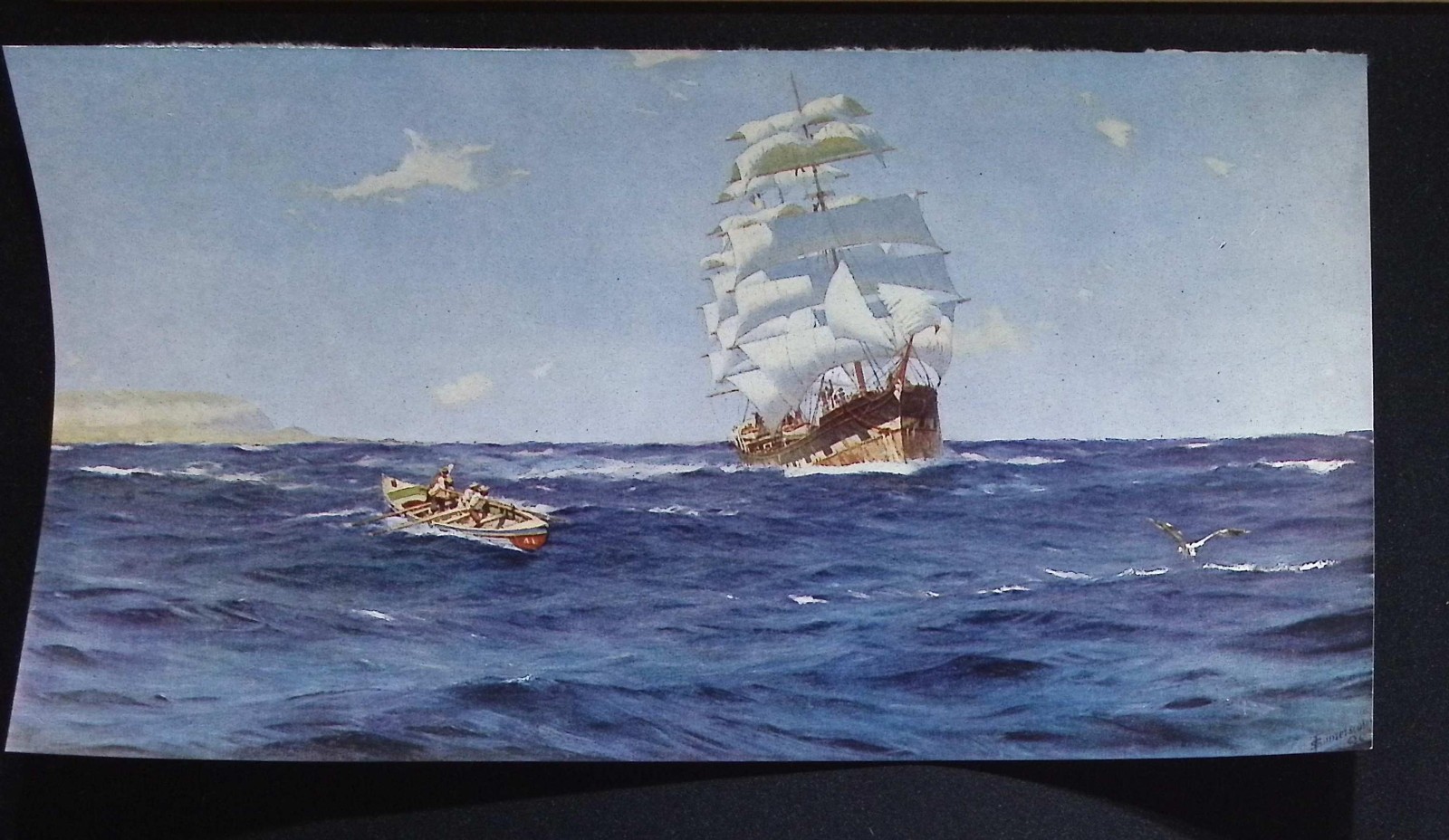 Off Valparaiso – Thomas Jaques Somerscales – Tate Gallery British School Print
